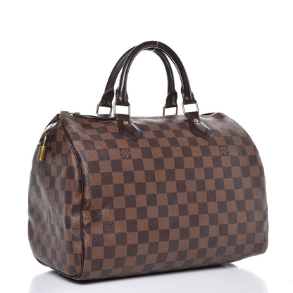 Louis Vuitton Damier Ebene Speedy 30 3 of 8