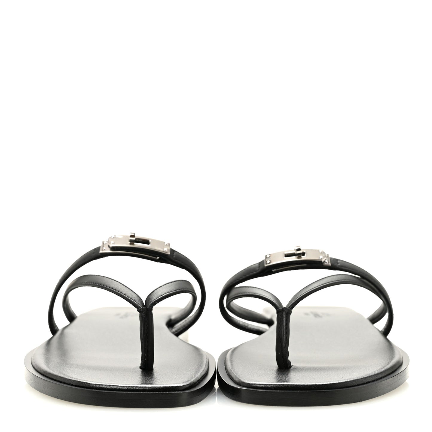 Calfskin Miss Sandals 36 Black