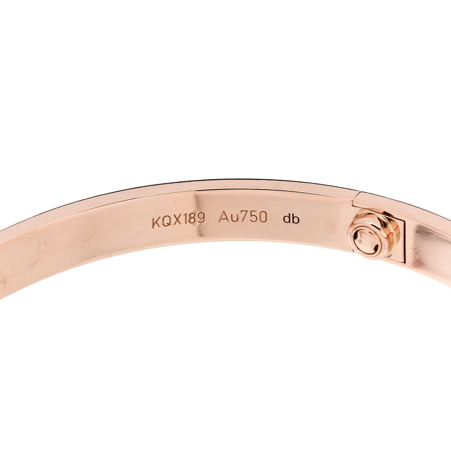 18K Pink Gold LOVE Bracelet 21