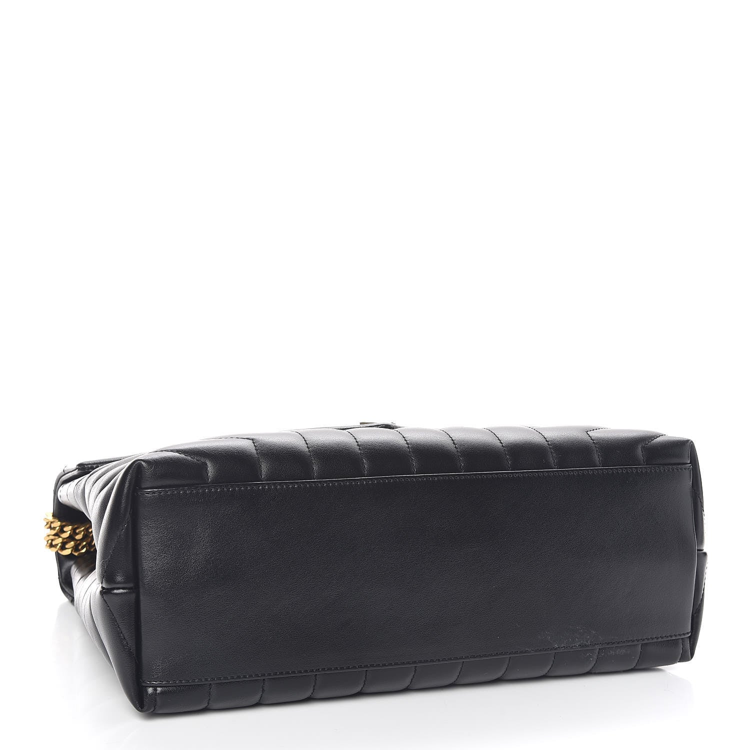 Saint Laurent Calfskin Y Quilted Monogram Medium Loulou Chain Satchel Black 5 of 14