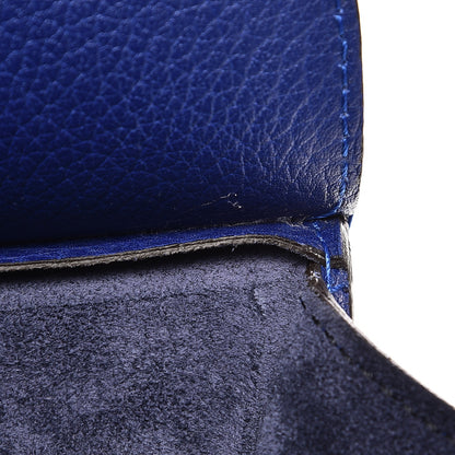 Celine Crisped Calfskin Mini Tie Knot Tote Indigo 7 of 7