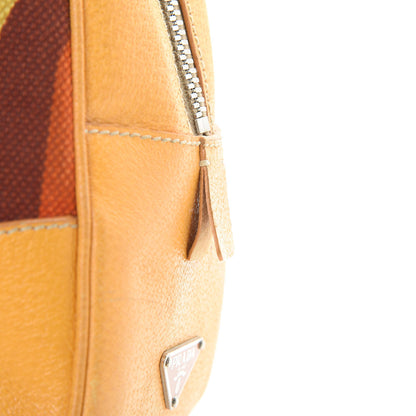 Prada Canvas Canapa St. Soho Bowler Bag Soleil 15 of 18