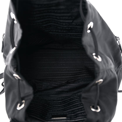 Prada Tessuto Nylon Saffiano Medium Backpack Black 5 of 11