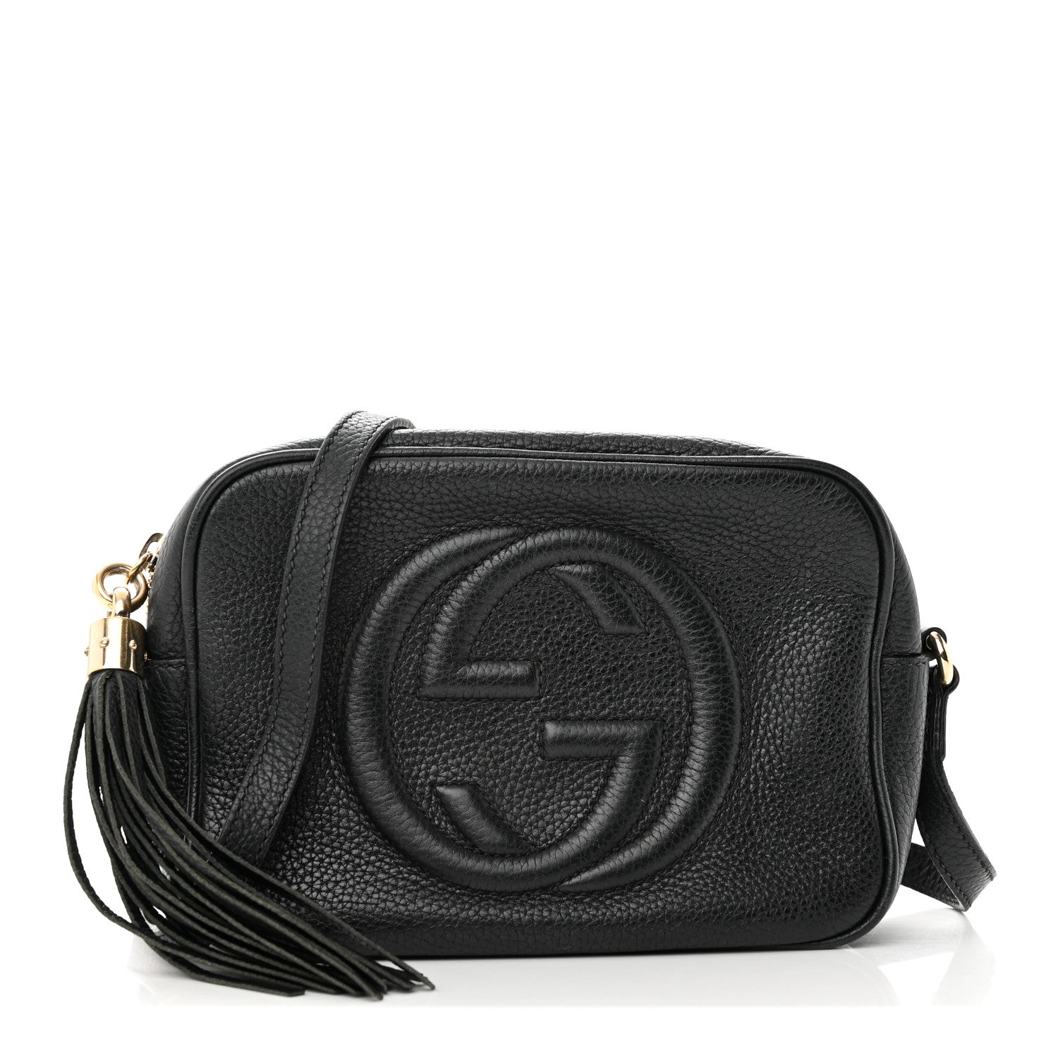 Gucci Pebbled Calfskin Small Soho Disco Bag Black 1 of 19