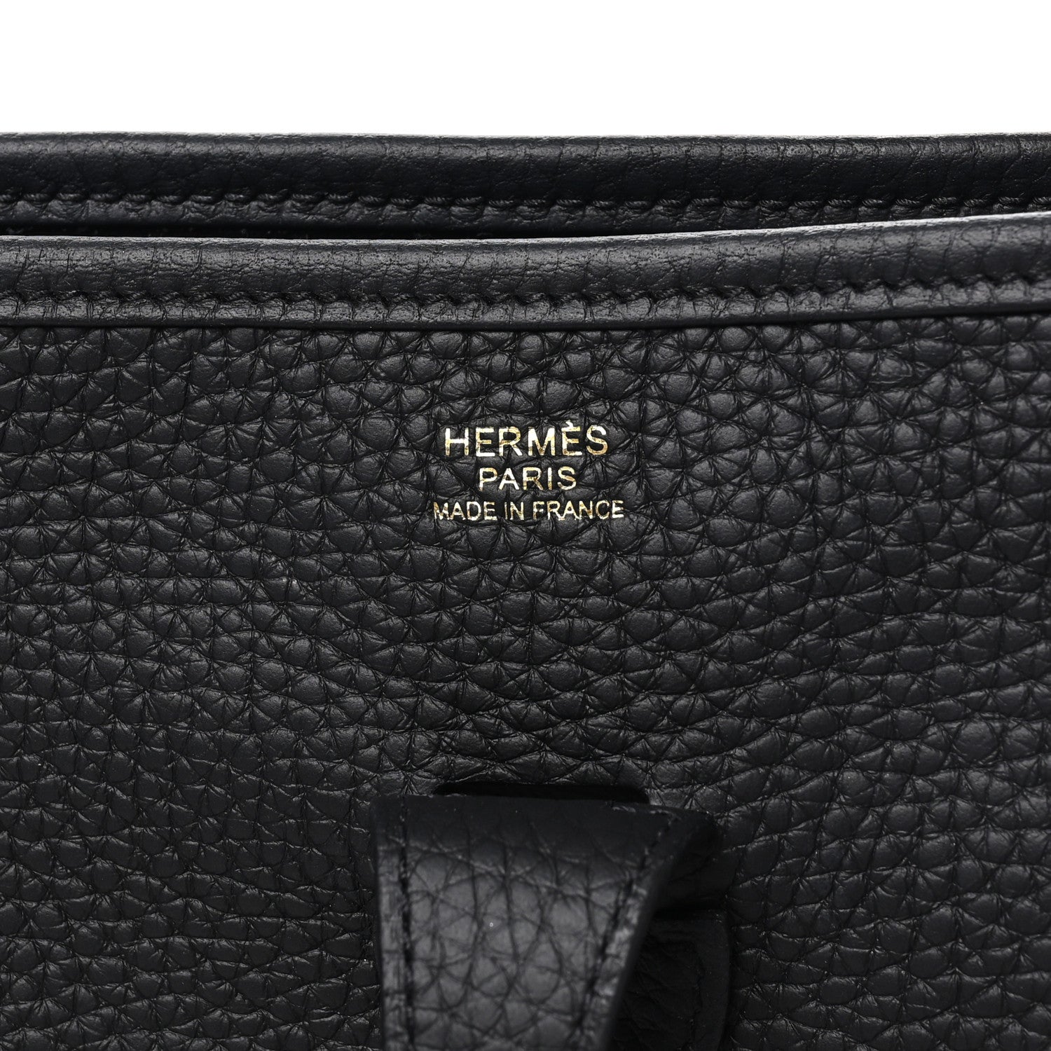Hermes Taurillon Clemence Evelyne III PM Black 6 of 10