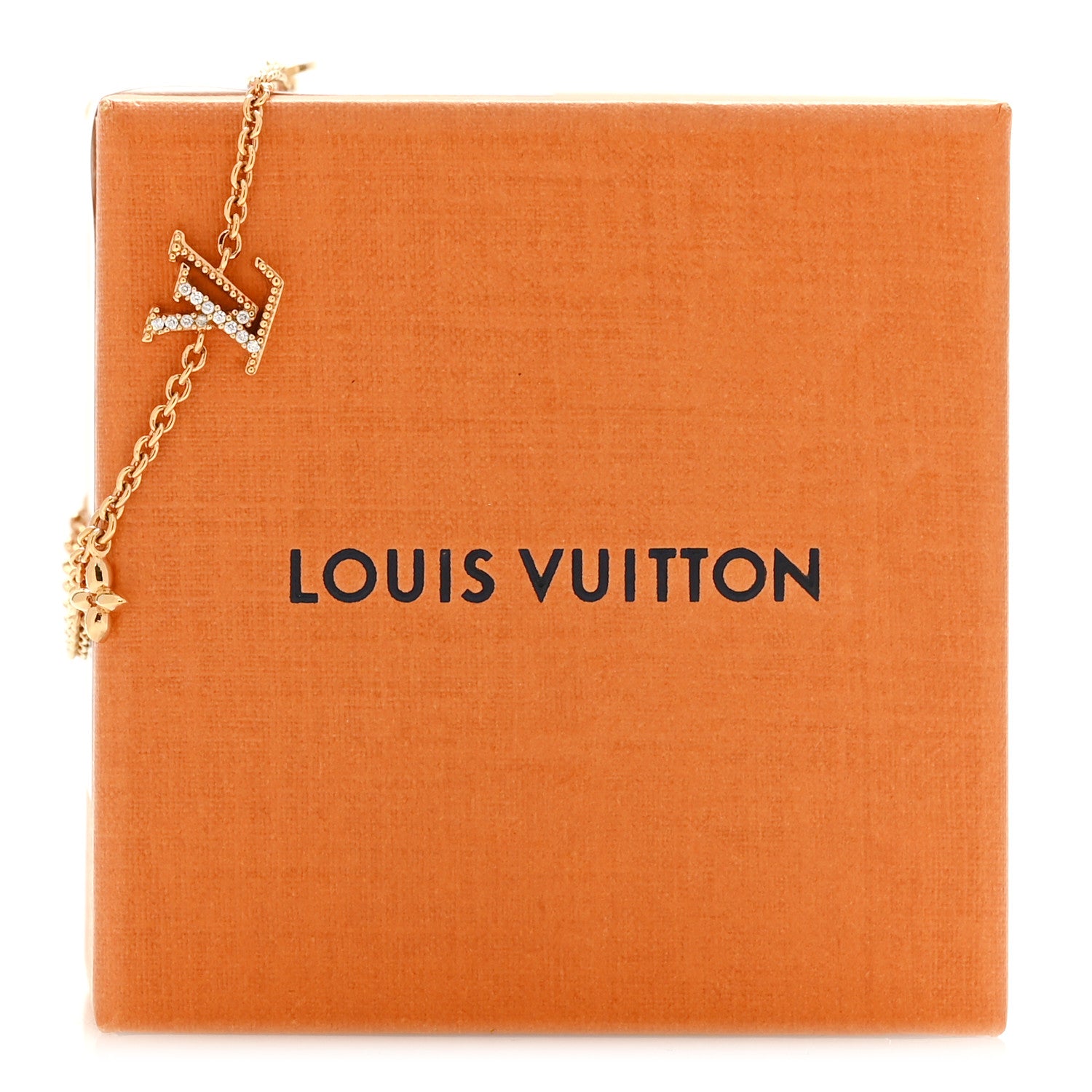 Louis Vuitton Metal Crystal LV Iconic Bracelet Gold 6 of 6