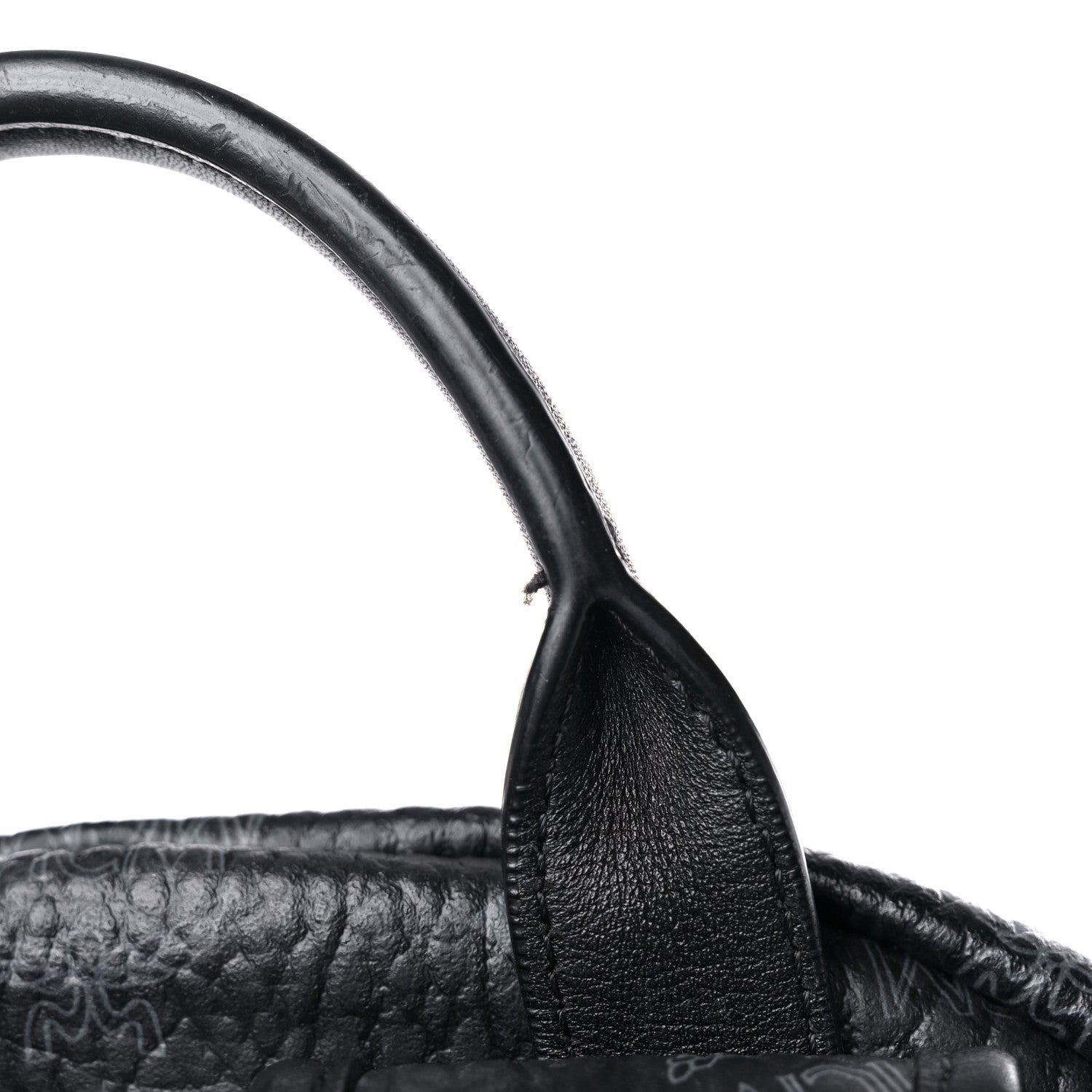 MCM Visetos Studded Medium Stark M Backpack Black 20 of 21