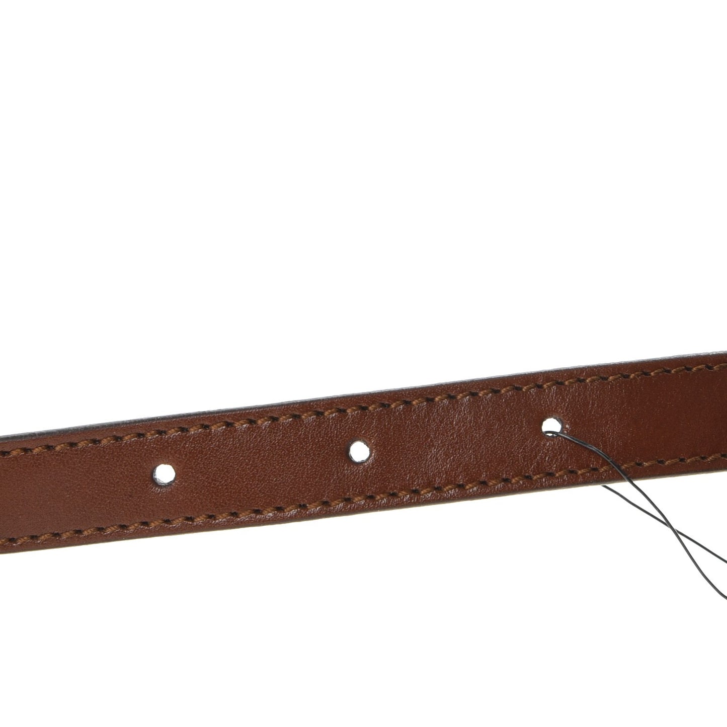 Calfskin Horsebit Wide Belt 90 36 Brown
