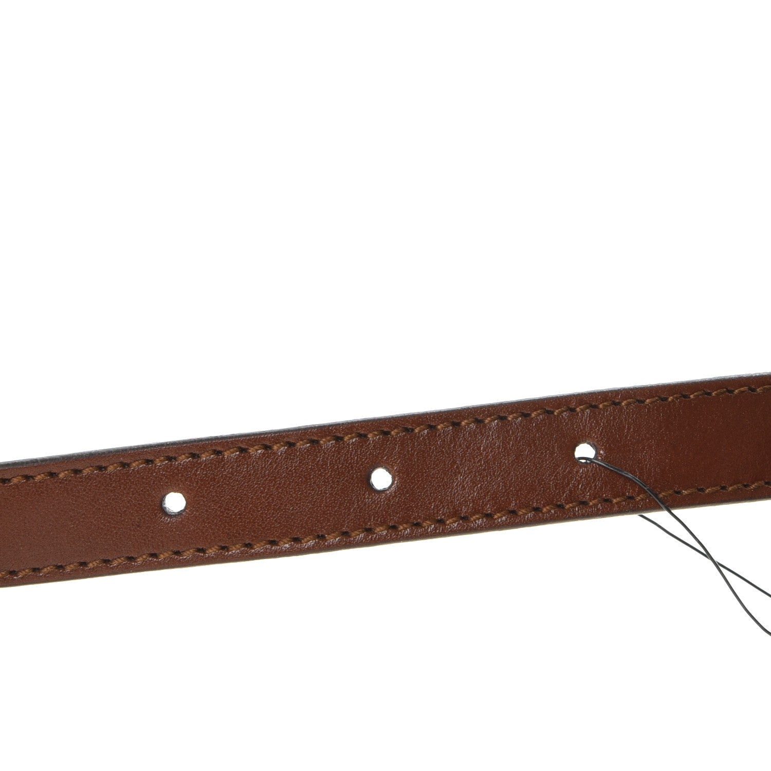 Gucci Calfskin Horsebit Wide Belt 90 36 Brown 8 of 8