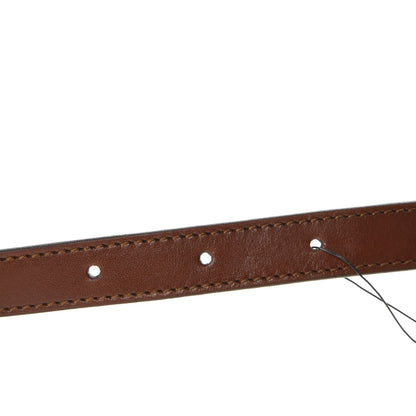 Gucci Calfskin Horsebit Wide Belt 90 36 Brown 8 of 8