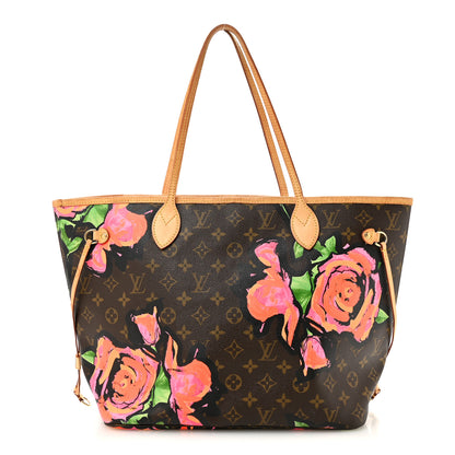 Louis Vuitton Monogram Roses Neverfull MM 1 of 14