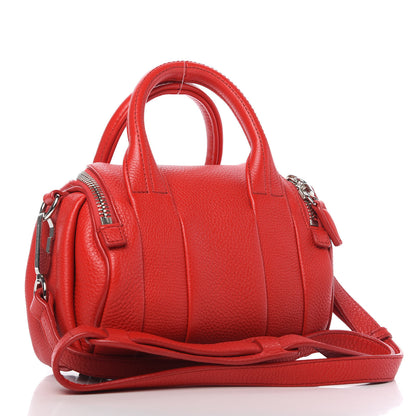Alexander Wang Pebbled Lambskin Mini Rockie Cult Rhodium Hardware 3 of 9