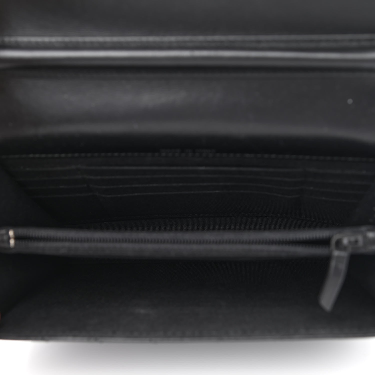 Chanel Aged Calfskin Chevron Quilted Reissue 2.55 Square Wallet On Chain WOC So Black 5 of 11