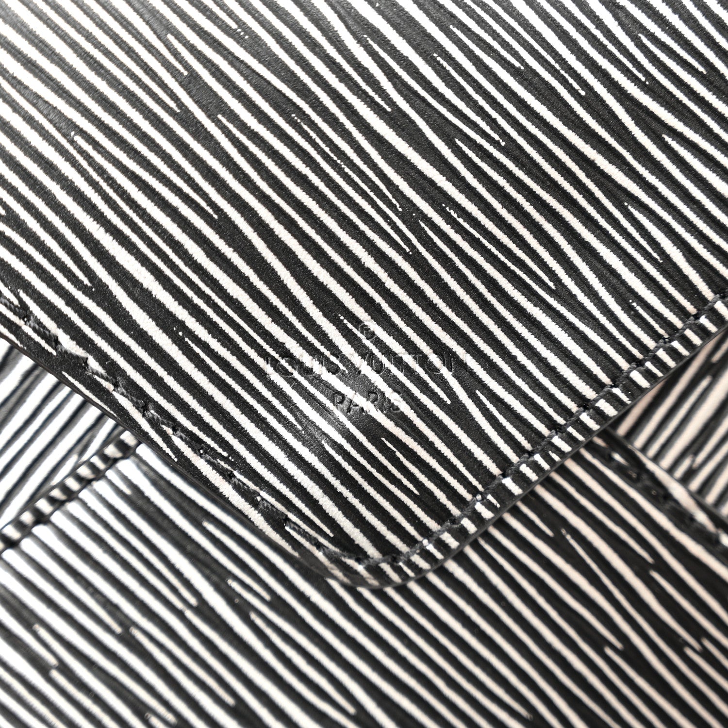 Louis Vuitton Metallic Epi Medium Kirigami Pochette Insert Platine 6 of 6