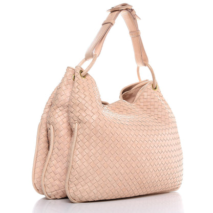 Bottega Veneta Nappa Intrecciato Duette Shoulder Bag Lotus 3 of 22