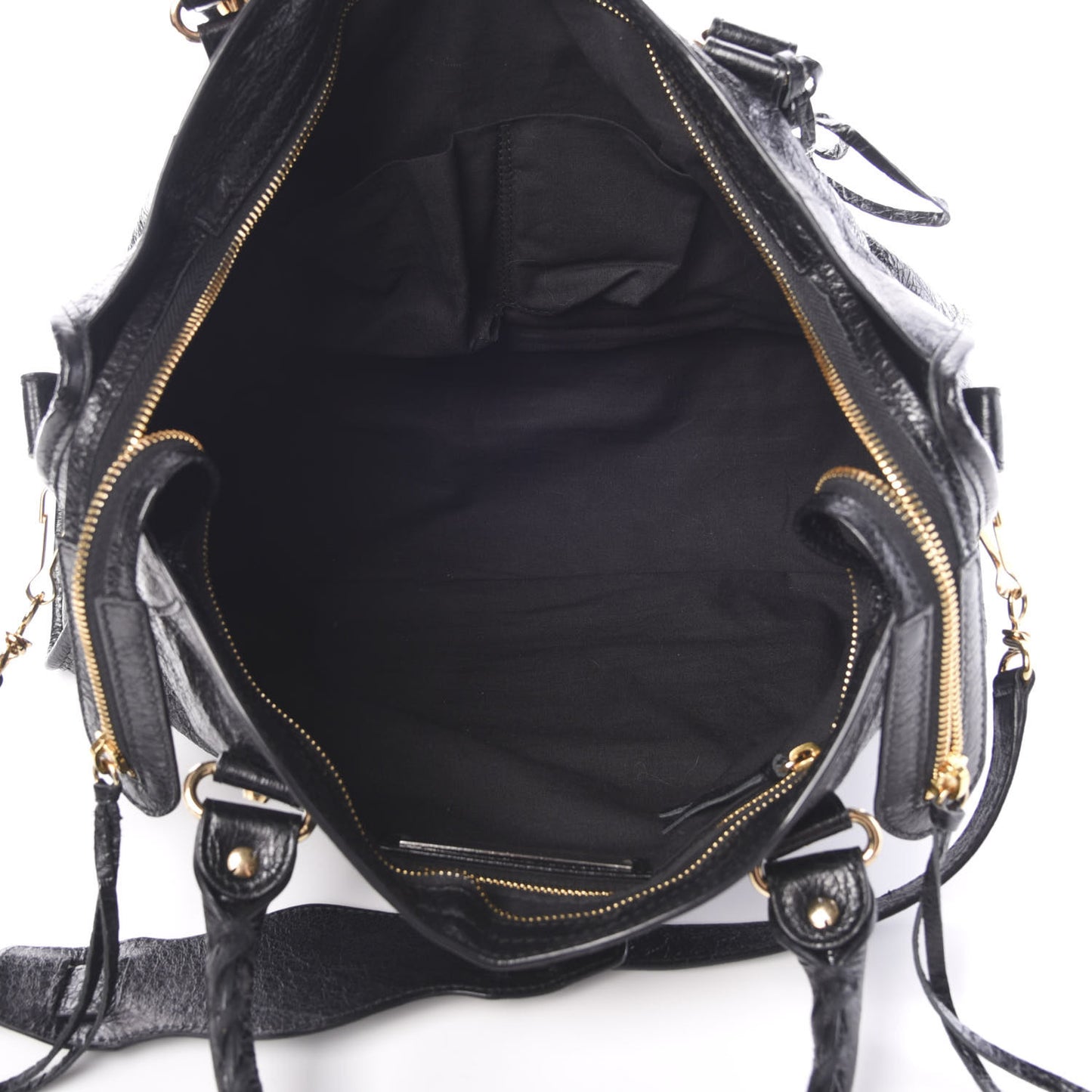 Agneau Classic Gold Hardware City Black