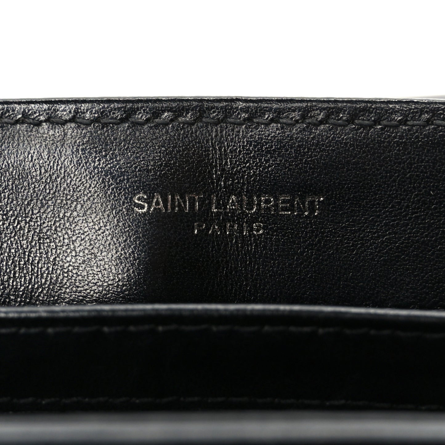 Calfskin Y Quilted Monogram Monochrome Toy Loulou Crossbody Bag Black