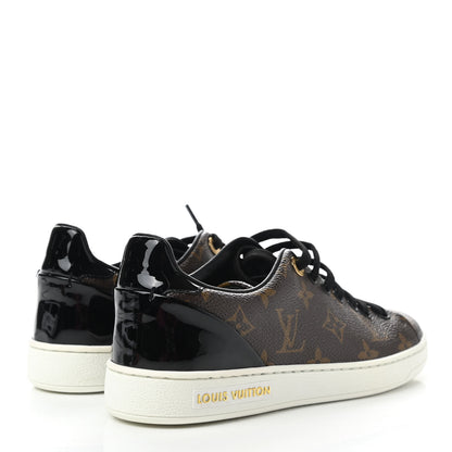 Louis Vuitton Patent Monogram Frontrow Sneakers 36 4 of 9
