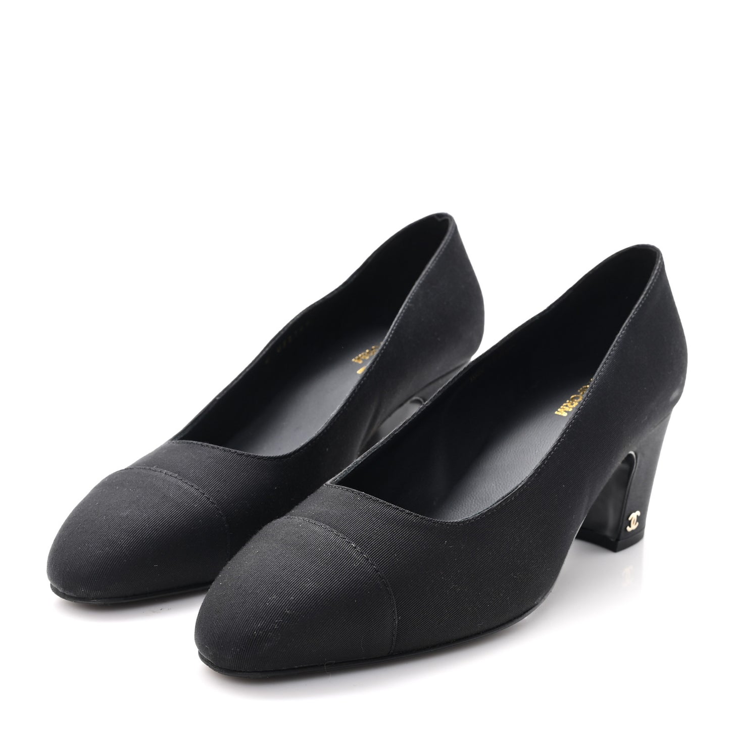 Grosgrain Cap Toe Uniform Pump 39 Black