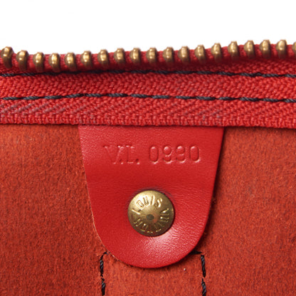 Louis Vuitton Epi Keepall 60 Castillan Red 9 of 9