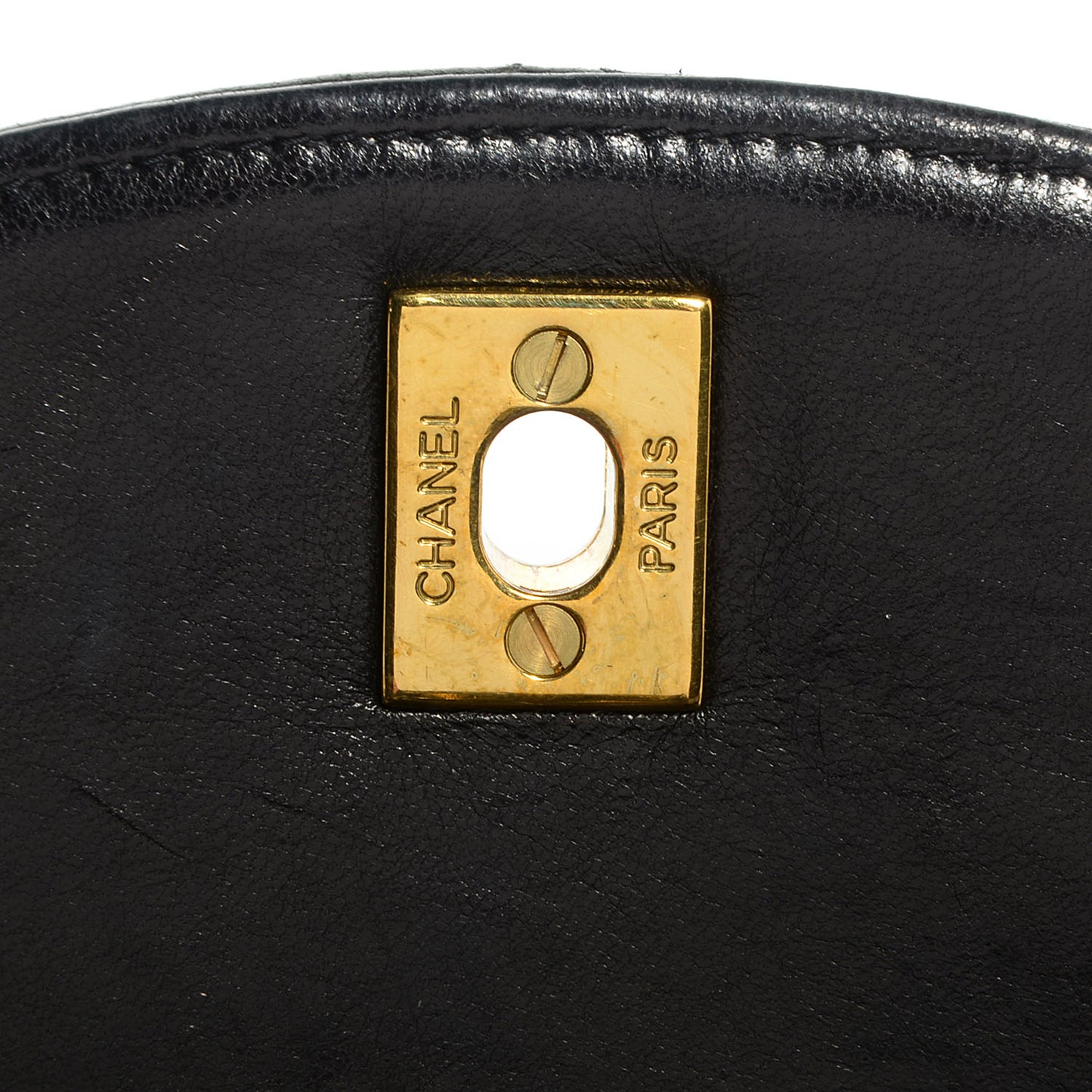 Lambskin Quilted Backpack Black