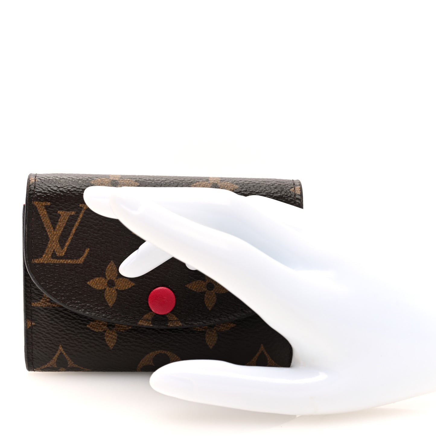 Monogram Rosalie Coin Purse Fuchsia