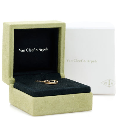 Van Cleef & Arpels 18K Yellow Gold Black Onyx Vintage Alhambra Pendant Necklace 6 of 6