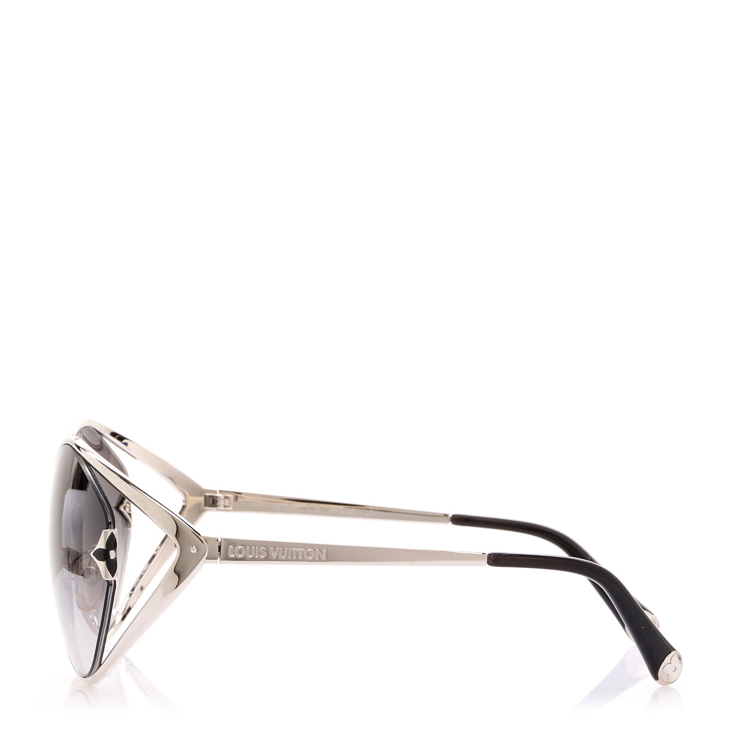 Louis Vuitton Laurel Round Sunglasses Z0411U Silver 2 of 7