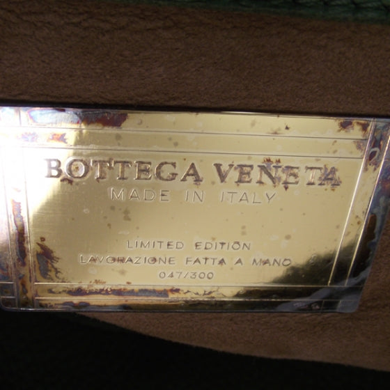 Bottega Veneta Cervo Python Cocker Hobo LTD ED Green 7 of 10