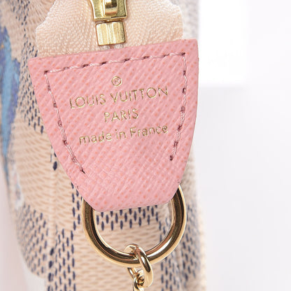 Louis Vuitton Damier Azur 2018 Christmas Animation Mini Pochette Accessories 8 of 10