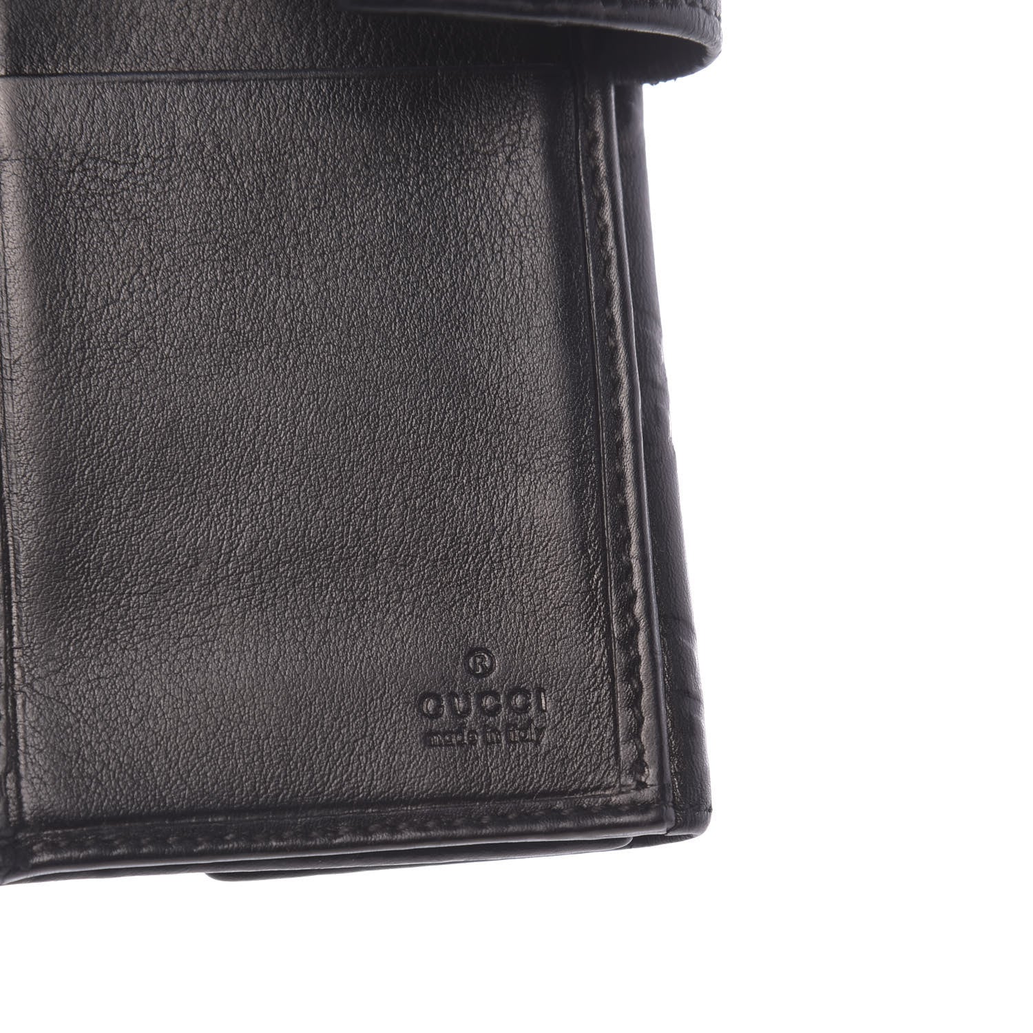 Gucci Guccissima Princy Continental Wallet Black 6 of 9