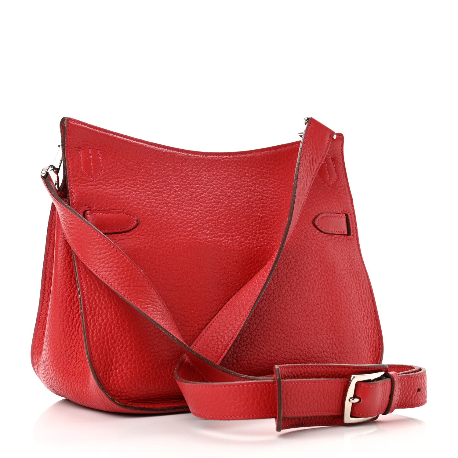 Hermes Taurillon Clemence Jypsiere 28 Rouge Casaque 2 of 13