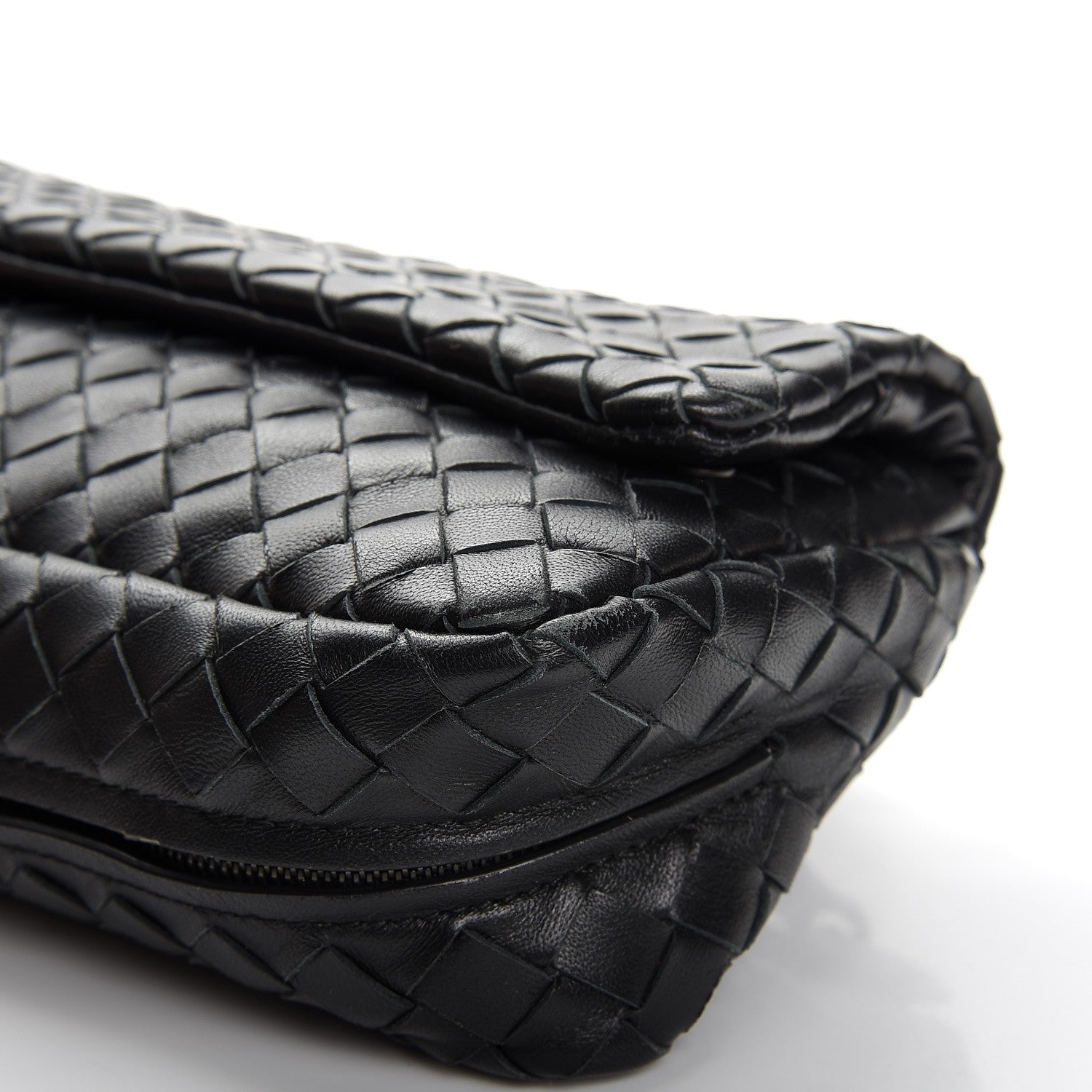 Bottega Veneta Nappa Intrecciato Mini Messenger Bag Nero Black 9 of 11