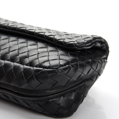 Bottega Veneta Nappa Intrecciato Mini Messenger Bag Nero Black 9 of 11