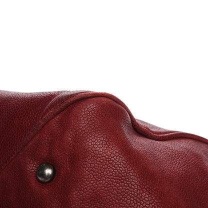 Chanel Distressed Caviar Outdoor Ligne Tote Red 11 of 11