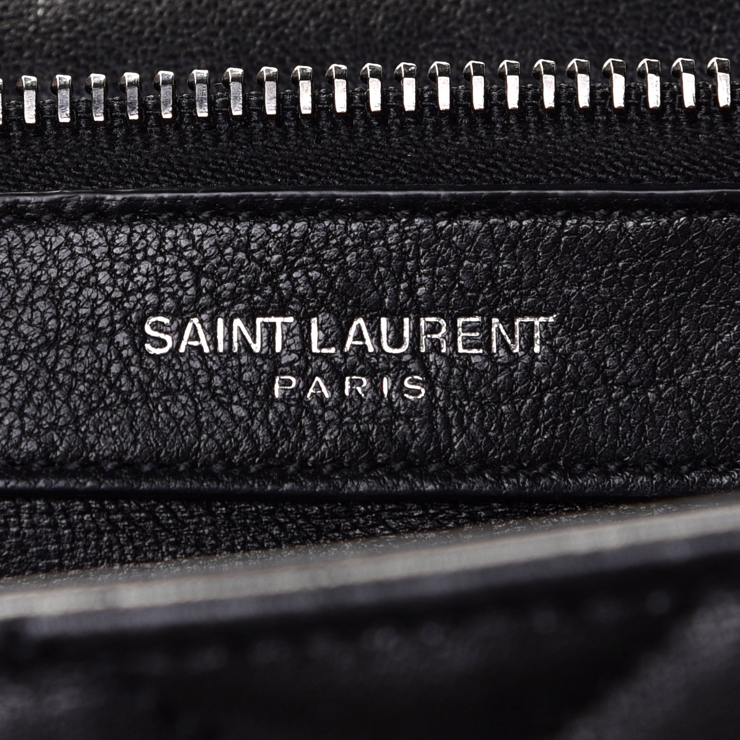 Saint Laurent Sheepskin Matelasse Chevron Monogram Monochrome Large College Satchel Black 4 of 9