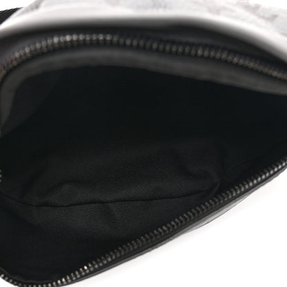 Louis Vuitton Calfskin Monogram Shadow Discovery Bumbag PM Gray 5 of 9