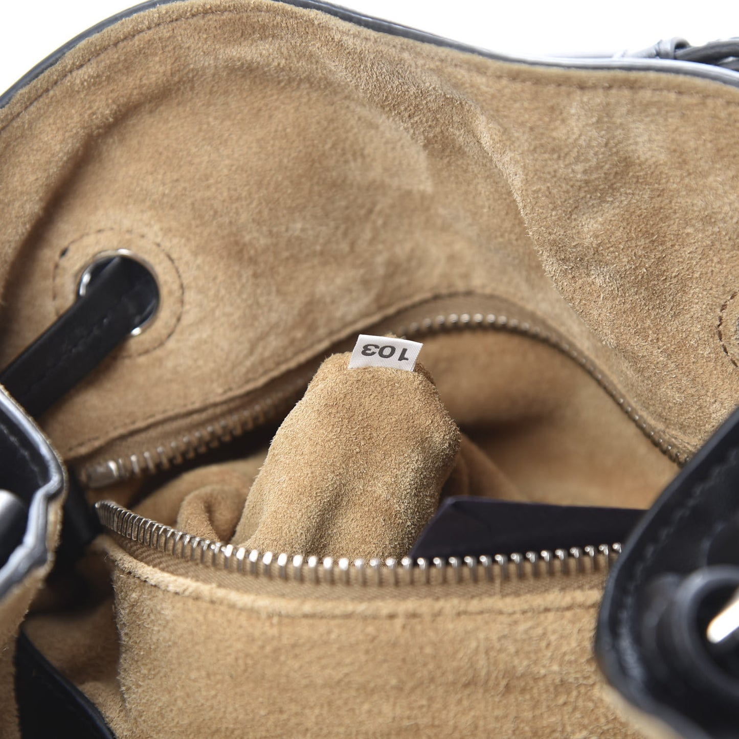 Soft Calfskin Bucket Bag Black