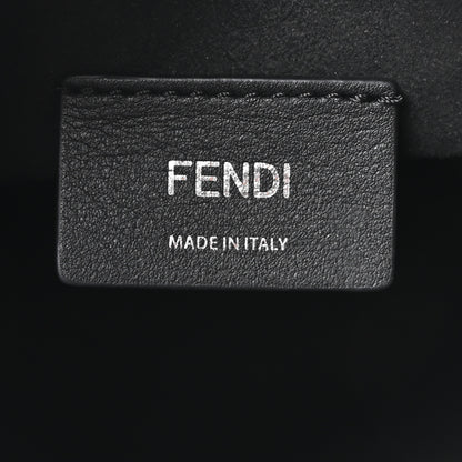 Fendi Vitello King F is Fendi Logo Embossed Mini Mon Tresor Bucket Bag Black 6 of 10