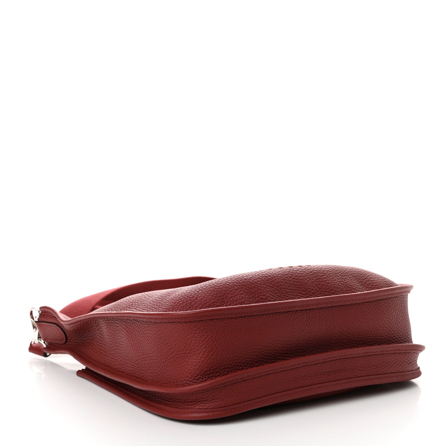 Hermes Taurillon Clemence Evelyne III PM Rouge Grenat 4 of 11
