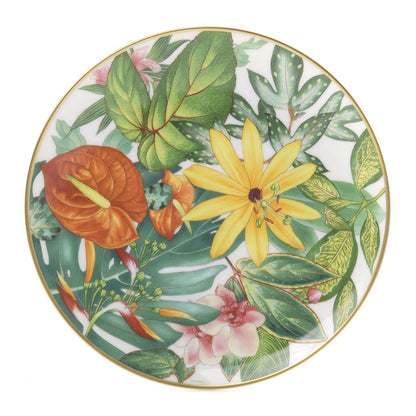 Hermes Porcelain Passifolia Dessert Plate N°2 Set of 2 1 of 6