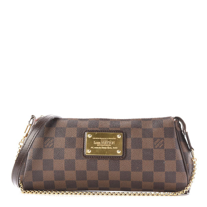 Louis Vuitton Damier Ebene Eva Clutch 1 of 11