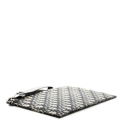 Christian Dior Oblique Pouch Wristlet Blue 4 of 8