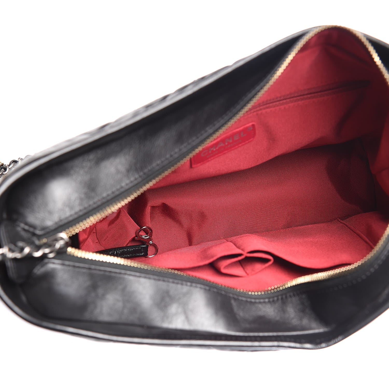 Chanel Aged Calfskin Quilted Medium Gabrielle Hobo Black 5 of 10