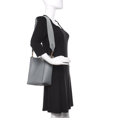Celine Soft Grained Calfskin Small Sangle Bucket Bag Grey 2 of 7