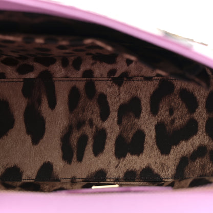 Dolce & Gabbana Dauphine Studded Medium DG Family Patch Miss Sicily Satchel Pink Rosa Chiaro 5 of 11