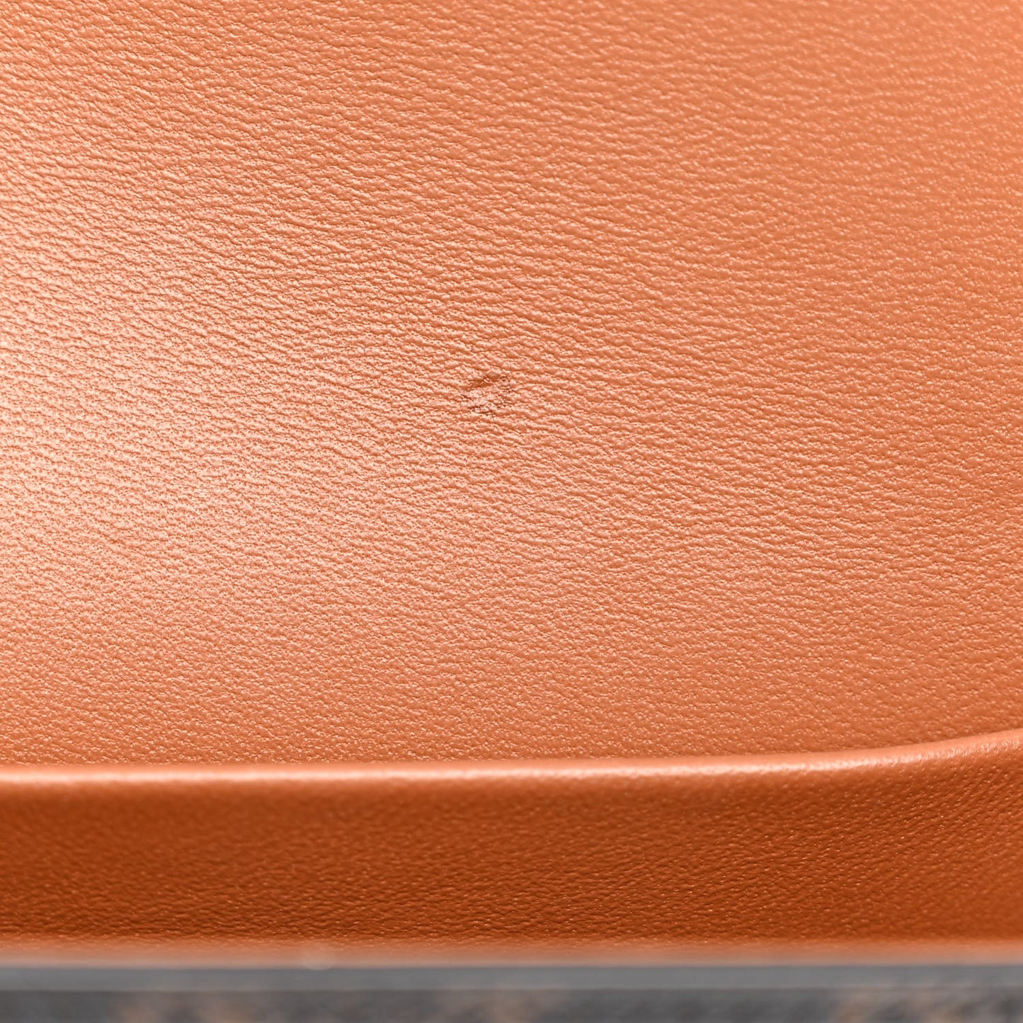 Canvas Calfskin Triomphe Shoulder Bag Tan
