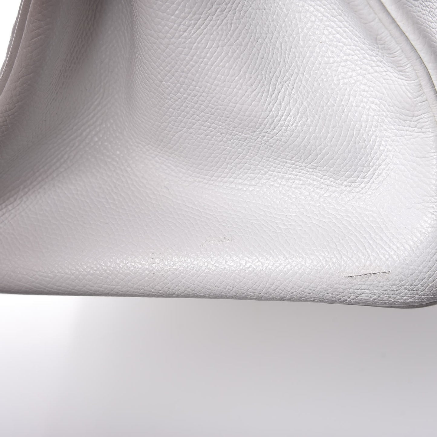 Epsom Birkin 30 White