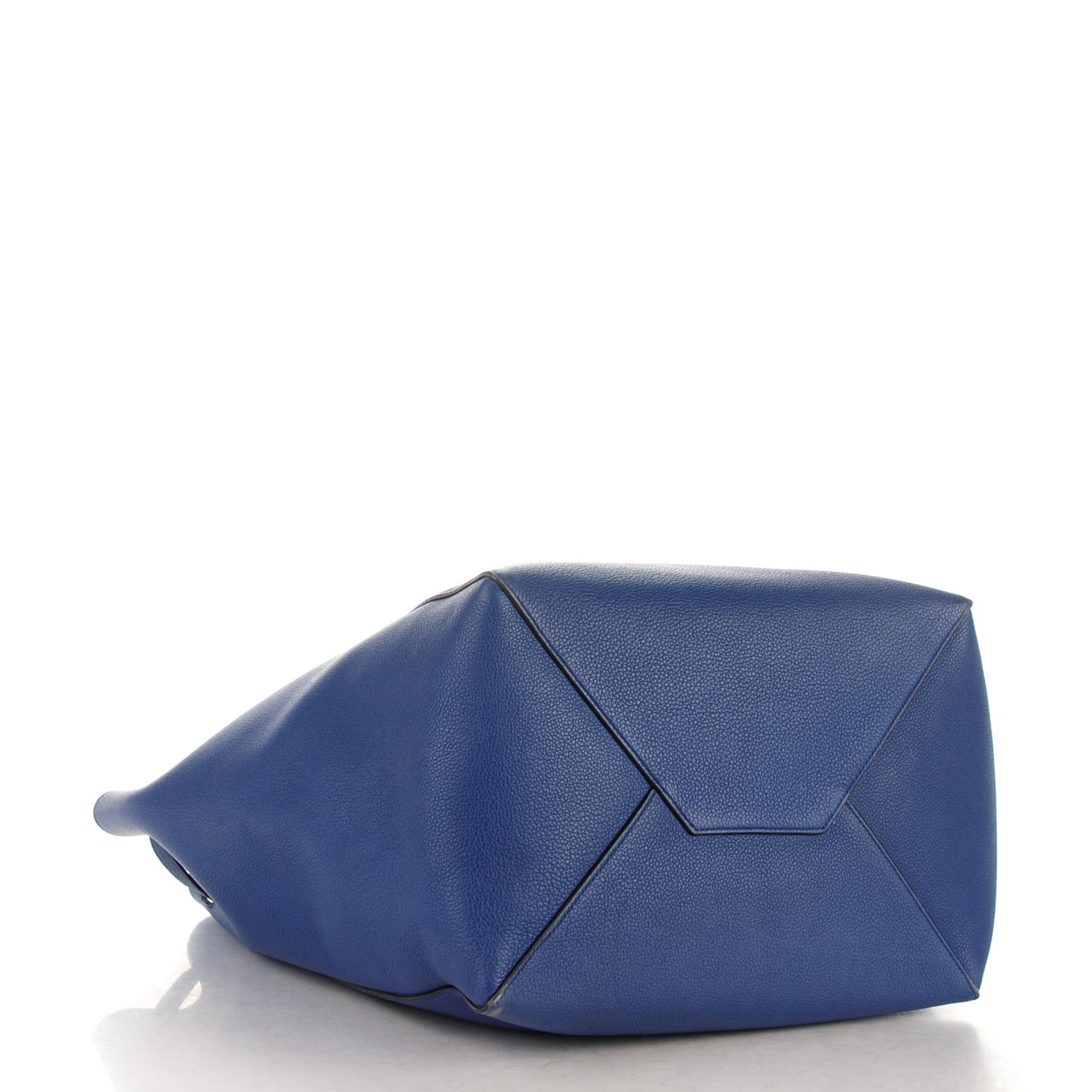 Celine Soft Grained Calfskin Medium Belt Cabas Phantom Indigo 4 of 7