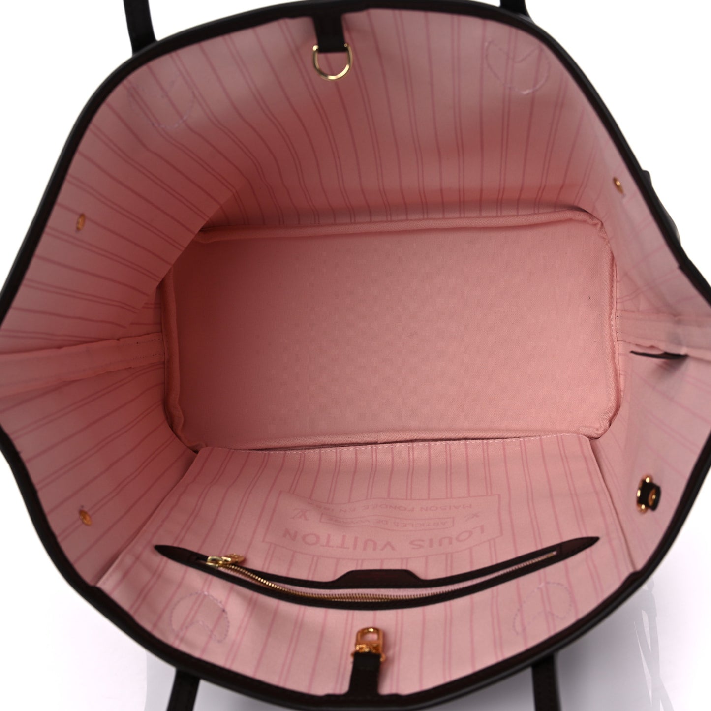 Damier Ebene Neo Neverfull MM Rose Ballerine